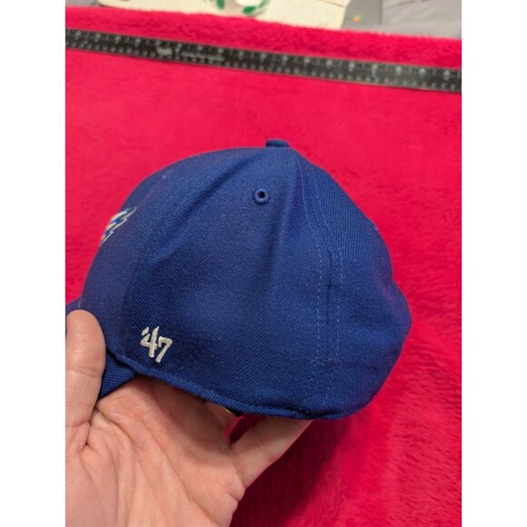 St. Louis Battlehawks XFL UFL '47 Blue Adjustable OSFA Hat Cap Wool Blend - Picture 2 of 8